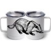 10 oz. White Stainless Steel Coffee Mug Thumbnail