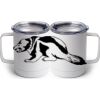 10 oz. White Stainless Steel Coffee Mug Thumbnail
