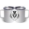10 oz. White Stainless Steel Coffee Mug Thumbnail