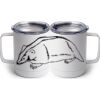 10 oz. White Stainless Steel Coffee Mug Thumbnail
