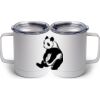 10 oz. White Stainless Steel Coffee Mug Thumbnail