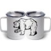 10 oz. White Stainless Steel Coffee Mug Thumbnail