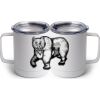 10 oz. White Stainless Steel Coffee Mug Thumbnail