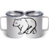 10 oz. White Stainless Steel Coffee Mug Thumbnail