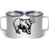 10 oz. White Stainless Steel Coffee Mug Thumbnail