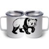 10 oz. White Stainless Steel Coffee Mug Thumbnail