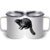 10 oz. White Stainless Steel Coffee Mug Thumbnail