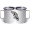 10 oz. White Stainless Steel Coffee Mug Thumbnail