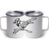10 oz. White Stainless Steel Coffee Mug Thumbnail