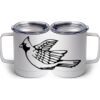 10 oz. White Stainless Steel Coffee Mug Thumbnail