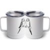 10 oz. White Stainless Steel Coffee Mug Thumbnail