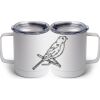10 oz. White Stainless Steel Coffee Mug Thumbnail