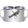 10 oz. White Stainless Steel Coffee Mug Thumbnail
