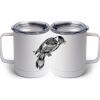 10 oz. White Stainless Steel Coffee Mug Thumbnail