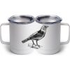 10 oz. White Stainless Steel Coffee Mug Thumbnail