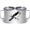 10 oz. White Stainless Steel Coffee Mug Thumbnail