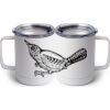 10 oz. White Stainless Steel Coffee Mug Thumbnail