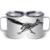 10 oz. White Stainless Steel Coffee Mug Thumbnail