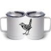 10 oz. White Stainless Steel Coffee Mug Thumbnail