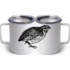 10 oz. White Stainless Steel Coffee Mug Thumbnail