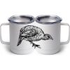 10 oz. White Stainless Steel Coffee Mug Thumbnail