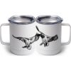 10 oz. White Stainless Steel Coffee Mug Thumbnail