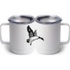 10 oz. White Stainless Steel Coffee Mug Thumbnail
