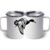10 oz. White Stainless Steel Coffee Mug Thumbnail