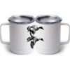 10 oz. White Stainless Steel Coffee Mug Thumbnail