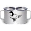 10 oz. White Stainless Steel Coffee Mug Thumbnail