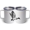 10 oz. White Stainless Steel Coffee Mug Thumbnail