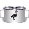 10 oz. White Stainless Steel Coffee Mug Thumbnail