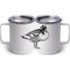 10 oz. White Stainless Steel Coffee Mug Thumbnail