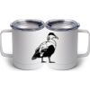 10 oz. White Stainless Steel Coffee Mug Thumbnail