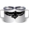 10 oz. White Stainless Steel Coffee Mug Thumbnail