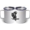 10 oz. White Stainless Steel Coffee Mug Thumbnail