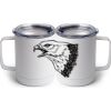 10 oz. White Stainless Steel Coffee Mug Thumbnail