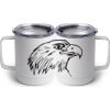 10 oz. White Stainless Steel Coffee Mug Thumbnail