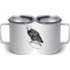 10 oz. White Stainless Steel Coffee Mug Thumbnail
