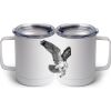 10 oz. White Stainless Steel Coffee Mug Thumbnail