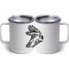 10 oz. White Stainless Steel Coffee Mug Thumbnail