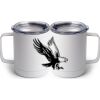 10 oz. White Stainless Steel Coffee Mug Thumbnail