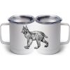 10 oz. White Stainless Steel Coffee Mug Thumbnail