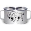 10 oz. White Stainless Steel Coffee Mug Thumbnail