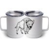 10 oz. White Stainless Steel Coffee Mug Thumbnail