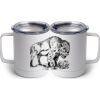 10 oz. White Stainless Steel Coffee Mug Thumbnail