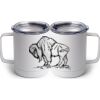 10 oz. White Stainless Steel Coffee Mug Thumbnail