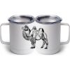 10 oz. White Stainless Steel Coffee Mug Thumbnail
