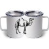 10 oz. White Stainless Steel Coffee Mug Thumbnail