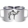 10 oz. White Stainless Steel Coffee Mug Thumbnail